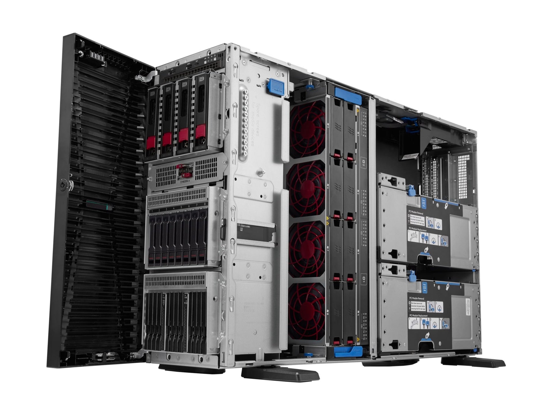 Servidor HPE ProLiant Compute ML350 Gen12 Network Choice, Intel Xeon 6515P 12 Núcleos, 64GB DDR5, SSD 2 x 480  - vista 2