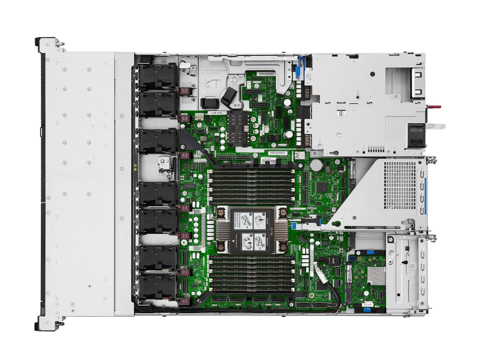 Servidor HPE ProLiant DL320 Gen12, Intel Xeon 6515P 16 Núcleos, 64GB DDR5, no HDD, Rack 1U - vista 5