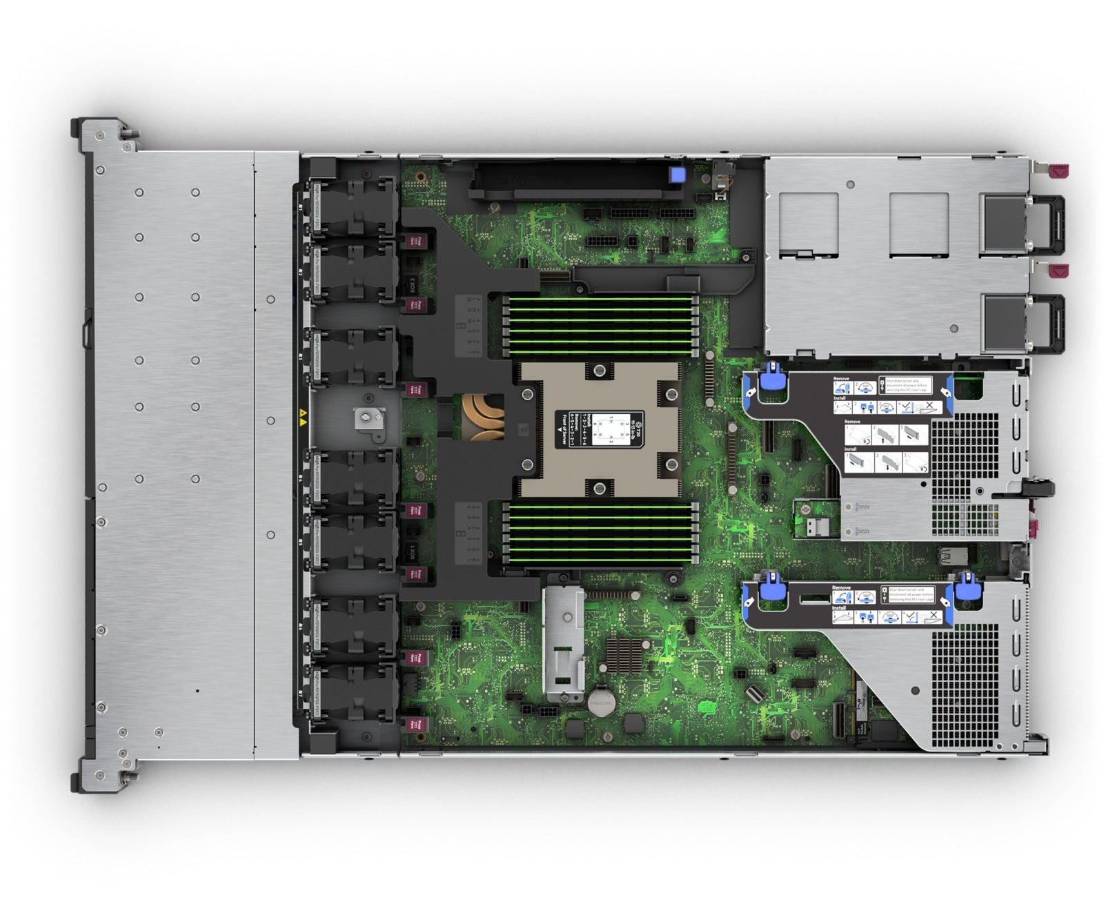 Servidor HPE ProLiant DL360 Gen11 Network Choice, Intel Xeon Gold 6530 32 Núcleos, 128GB DDR5, no HDD, Rack 1U - vista 4