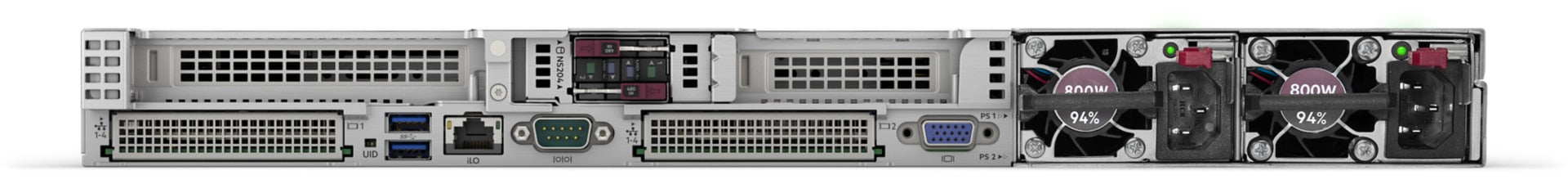 Servidor HPE ProLiant DL360 Gen11 Network Choice, Intel Xeon Silver 4514Y 16 Núcleos, 128GB DDR5, SSD 2 x 960G - vista 3