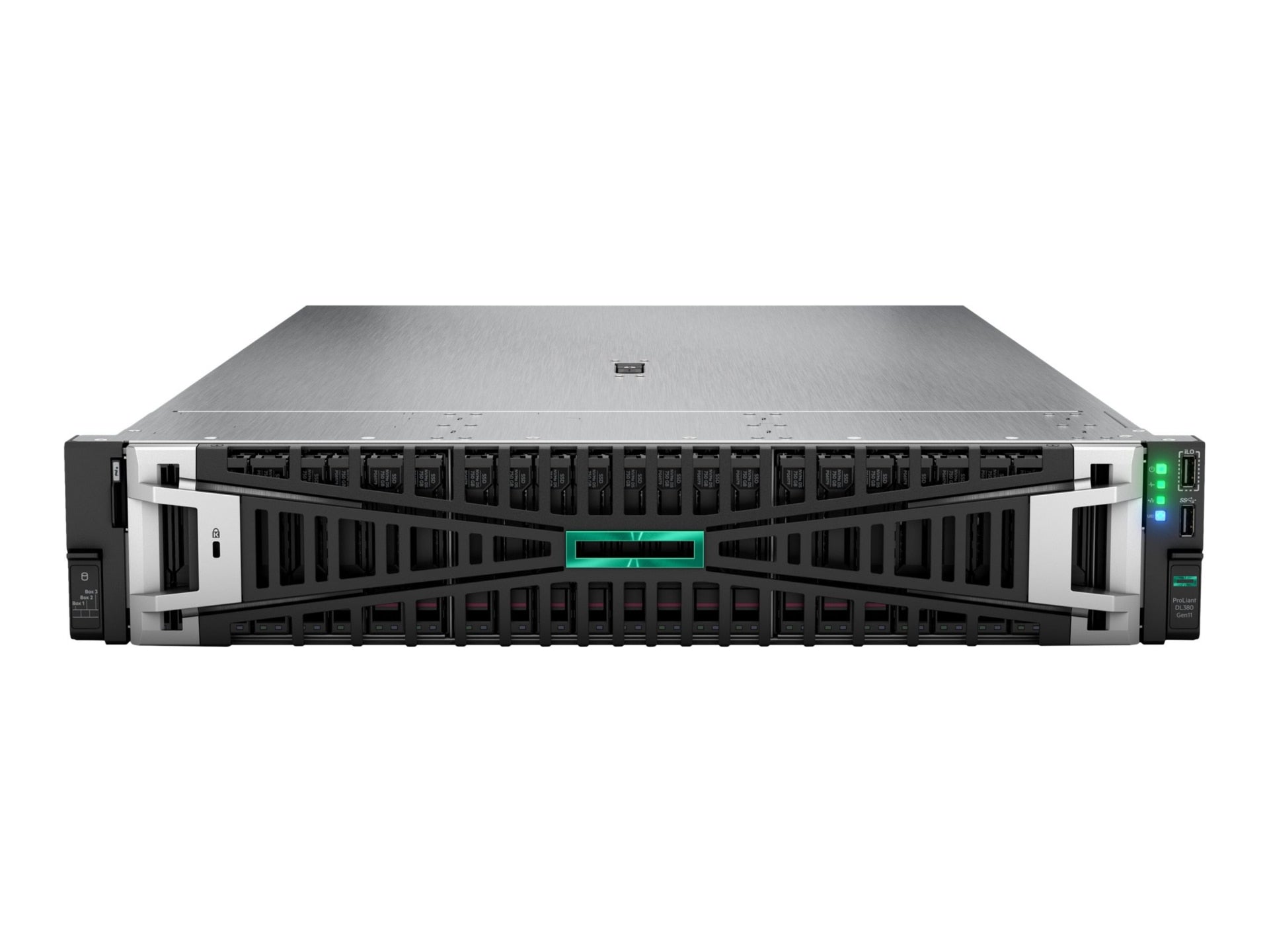 Servidor HPE ProLiant DL380 Gen11, Intel Xeon Gold 5416S 16 Núcleos, 64GB DDR5, SSD 2 x 960GB, Rack 2U - vista 1
