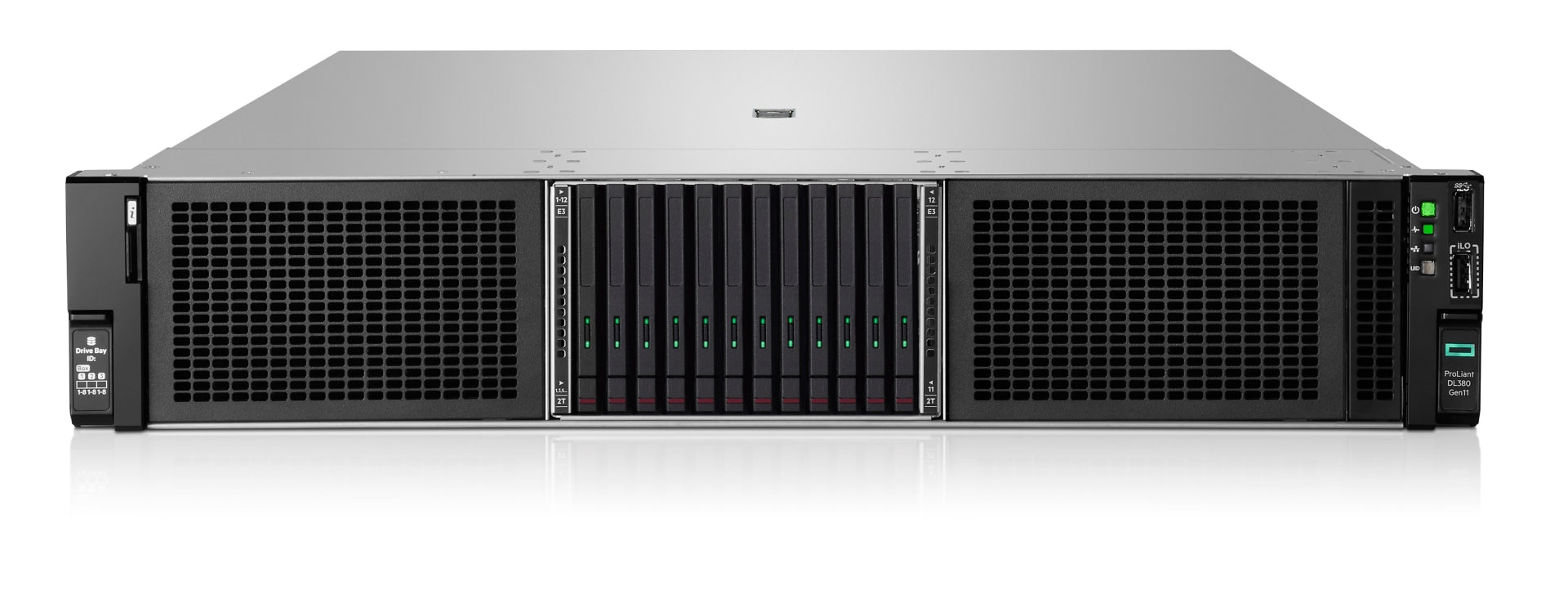 Servidor HPE ProLiant DL380 Gen11, Intel Xeon Gold 5416S 16 Núcleos, 64GB DDR5, SSD 2 x 960GB, Rack 2U - vista 3