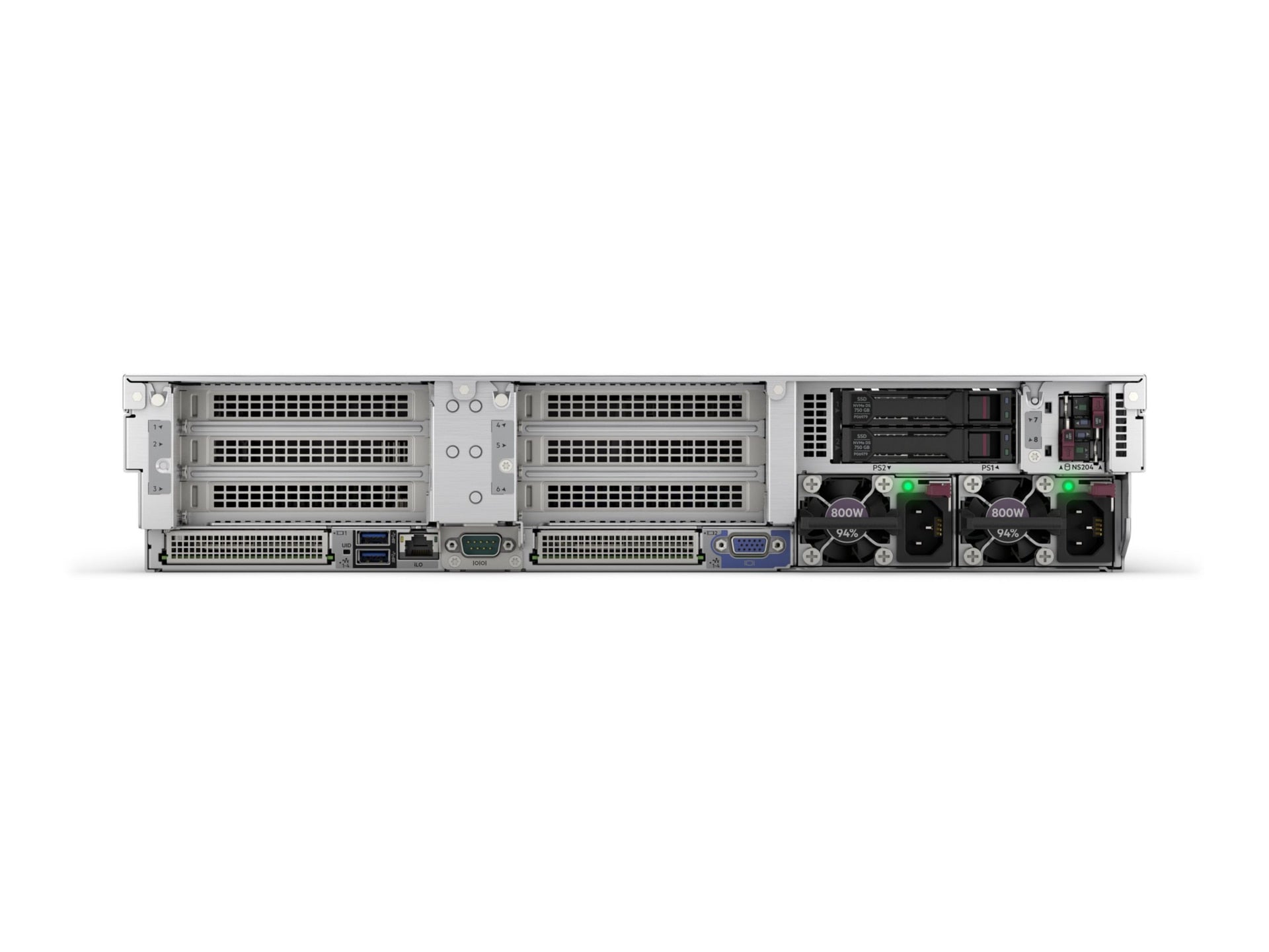 Servidor HPE ProLiant DL380 Gen11, Intel Xeon Gold 5416S 16 Núcleos, 64GB DDR5, SSD 2 x 960GB, Rack 2U - vista 5