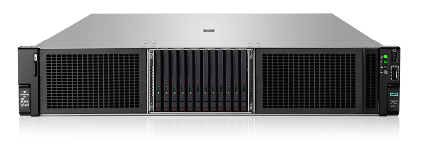 Servidor HPE ProLiant DL380 Gen11, Intel Xeon Silver 4410Y 12 Núcleos, 64GB DDR5, SSD 2 x 960GB, Rack 2U - vista 3