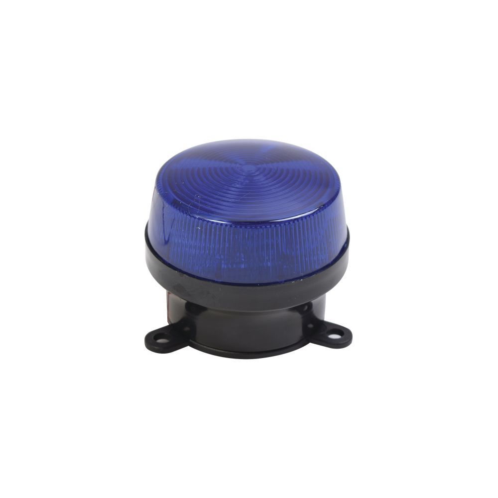 Mini estrobo color azul con montaje Sfire SF-STRB