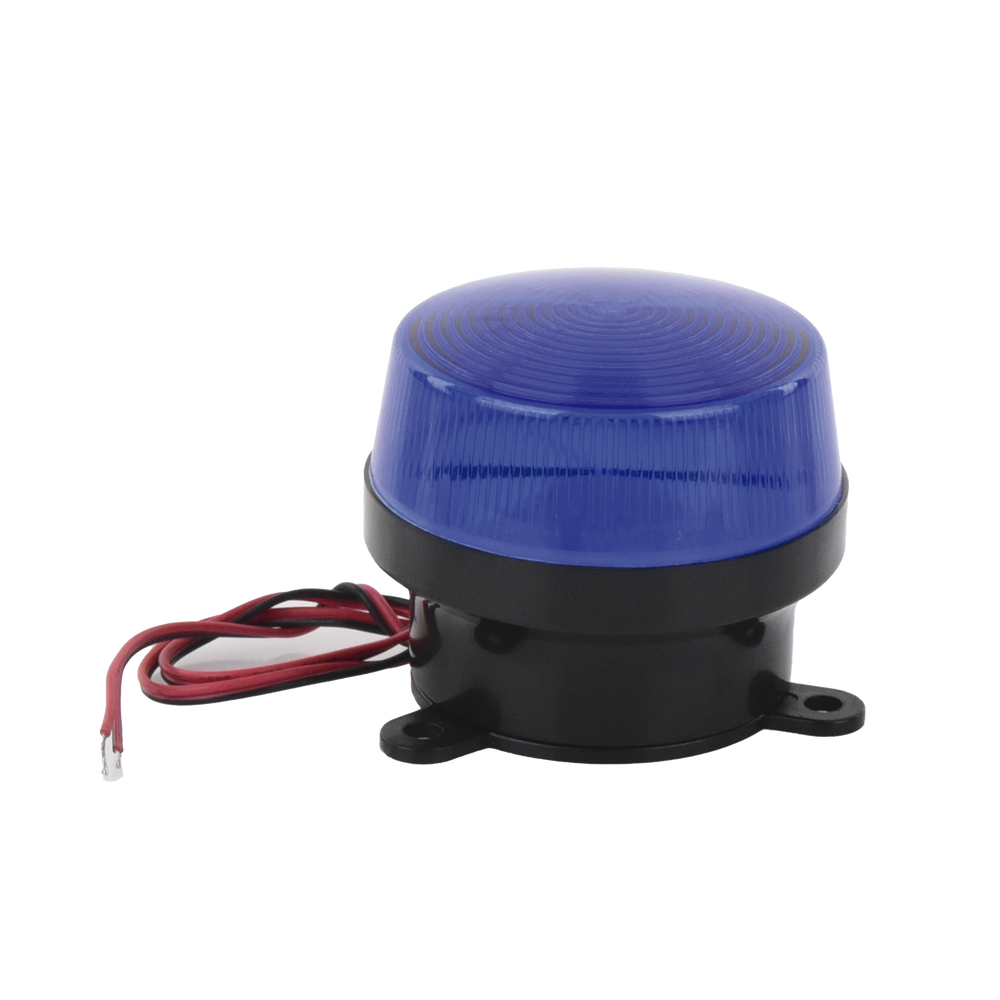 Mini estrobo color azul con montaje Sfire SF-STRB