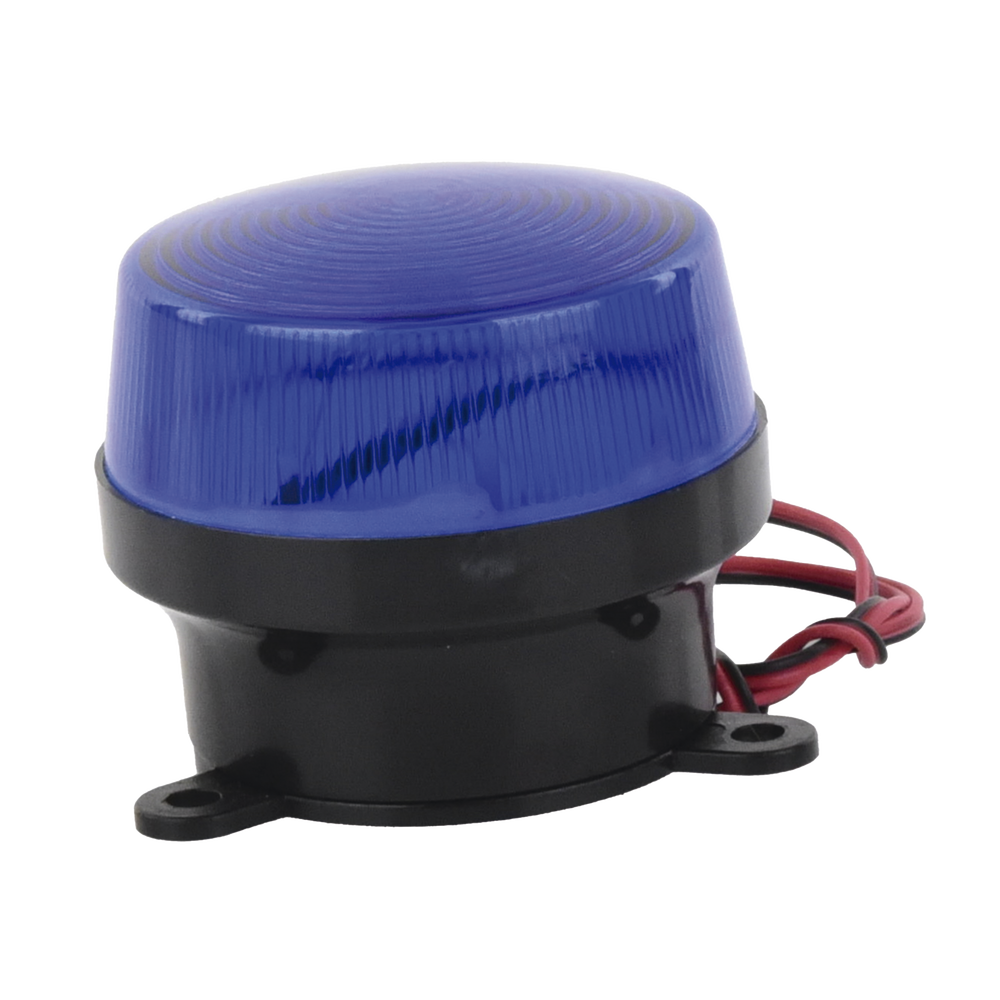 Mini estrobo color azul con montaje Sfire SF-STRB