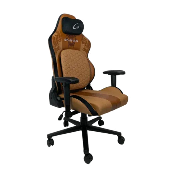 silla-gaming-jemip-spartan-reclinable-180-soporte-lumbar-cojin-cuello-reposabrazos-4d-marron-amarillo-vista_5