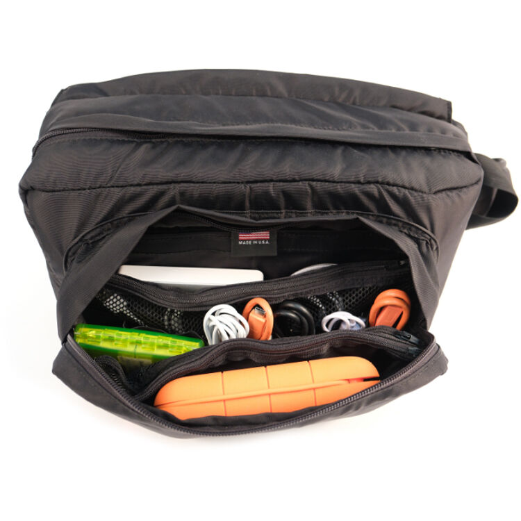 Sling Domke (Negro Nylon, 6L) - vista trasera