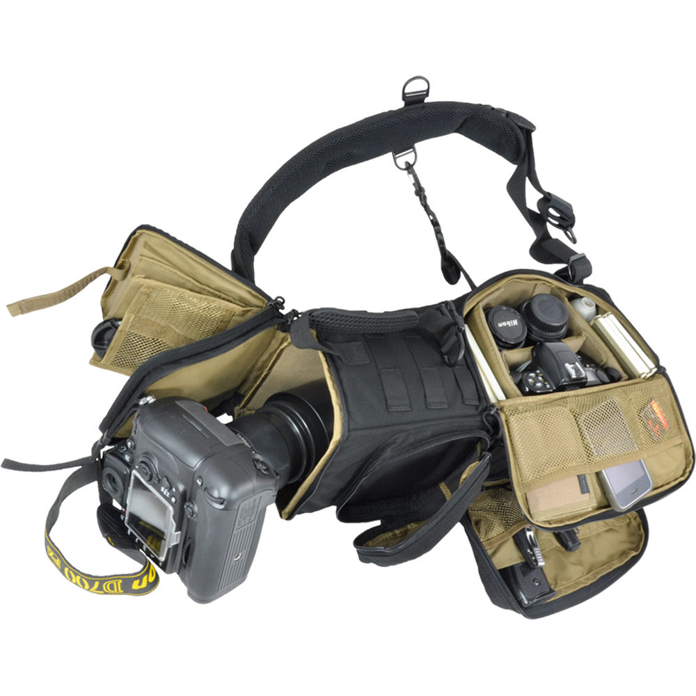 Sling Hazard 4 Photo-Recon Evac Series Tactical Optics -Pack (Negro) - vista lateral