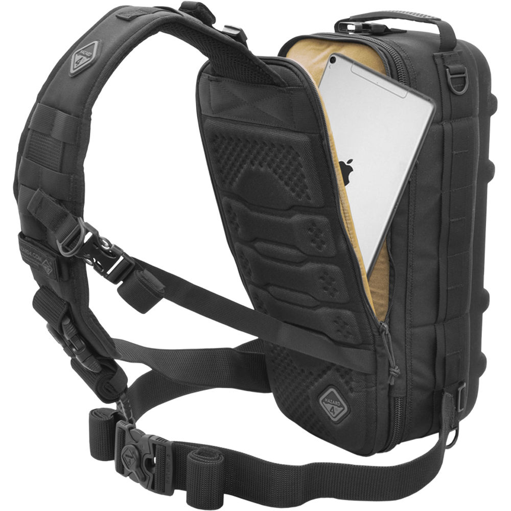 Sling Hazard 4 Plan-B Hard Shell Go- -Pack (Negro) - vista lateral