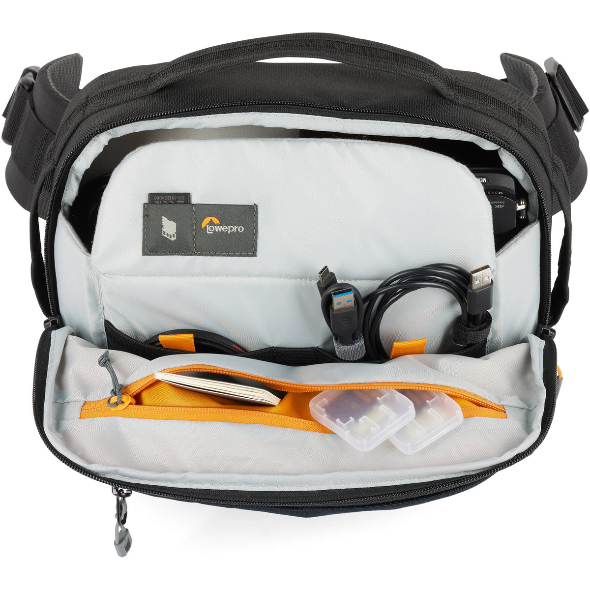 Sling Lowepro Trekker Lite SLX 120 -Style (Negro) - vista lateral