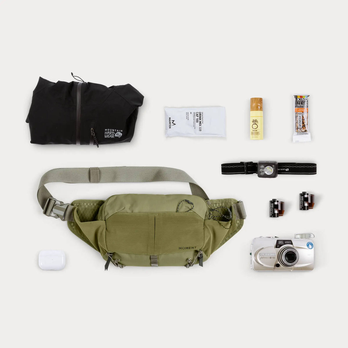 Sling Moment Slate (Moss, 4L) - puertos y conexiones