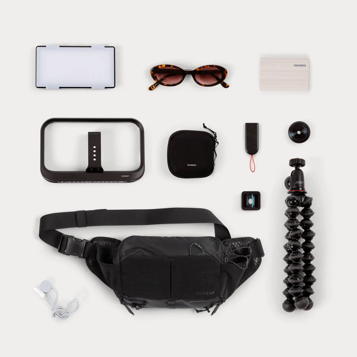 Sling Moment Slate (Negro, 4L) - puertos y conexiones