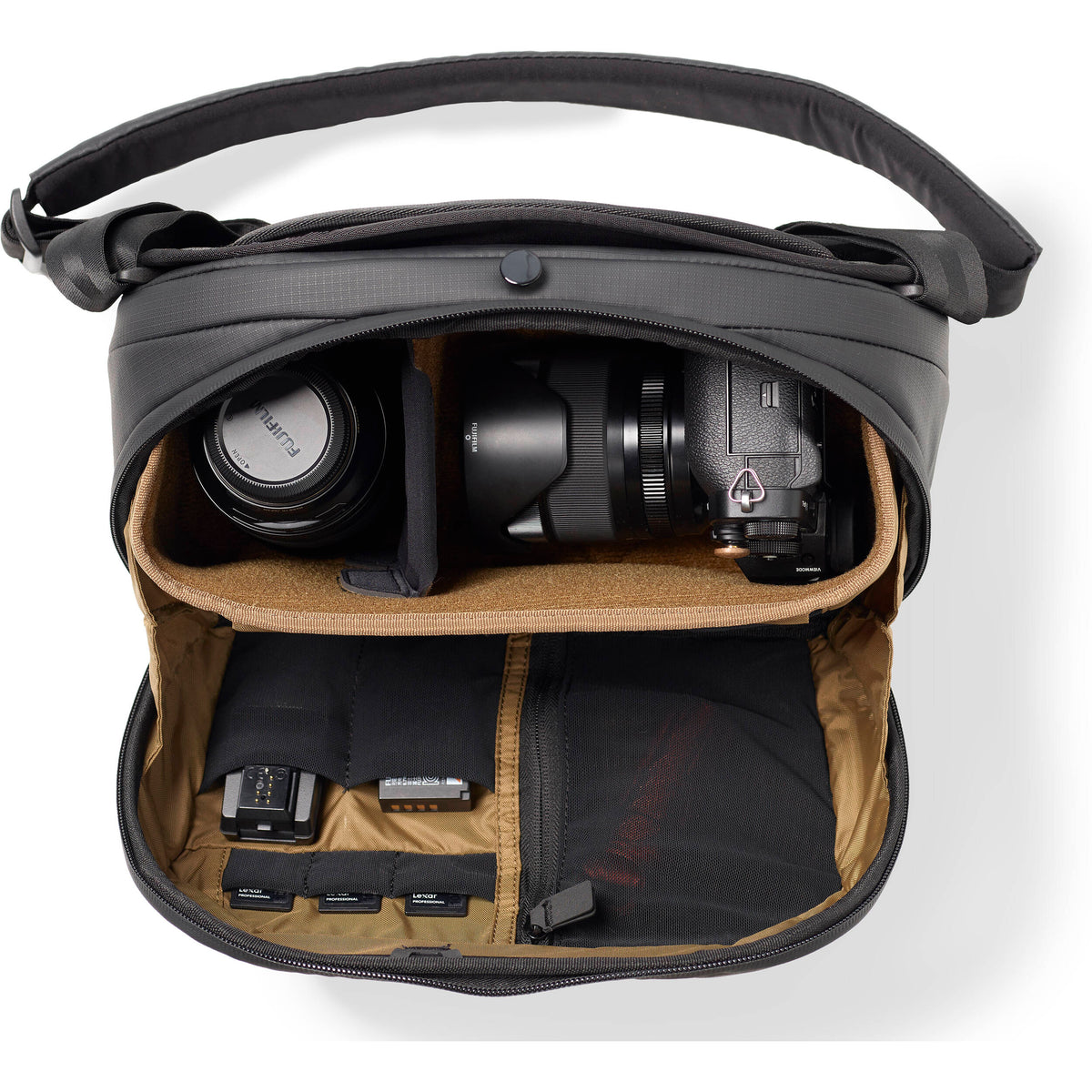 Sling Nomatic McKinnon (Negro, 8L) - vista lateral