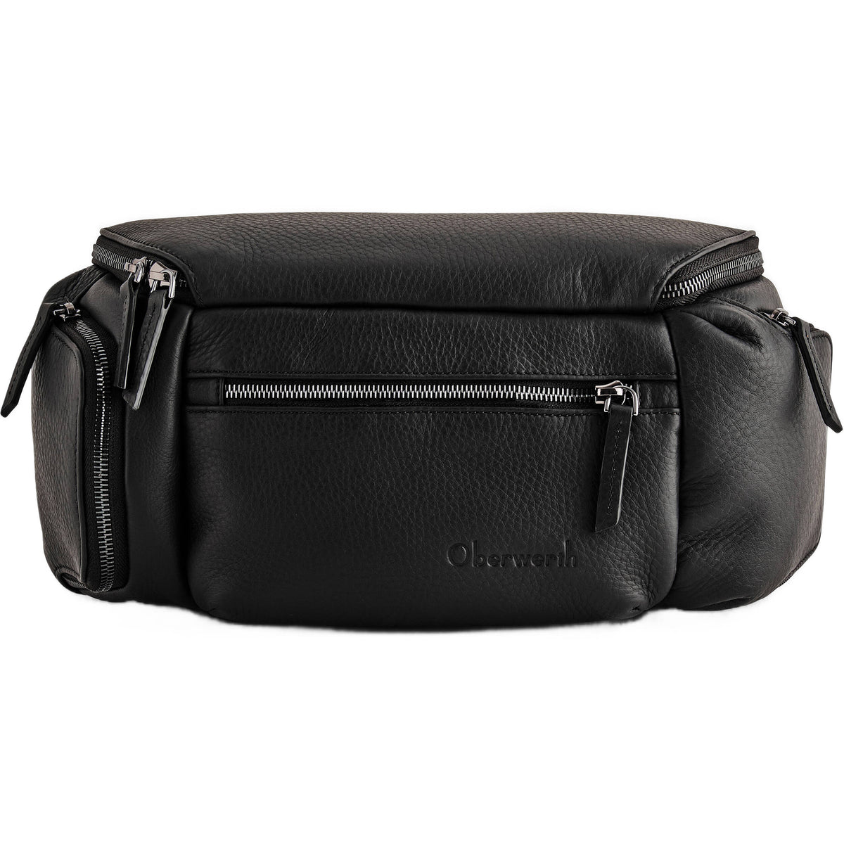 Sling Oberwerth Leather Photo (Negro con forro Rojo, Chico) - vista frontal