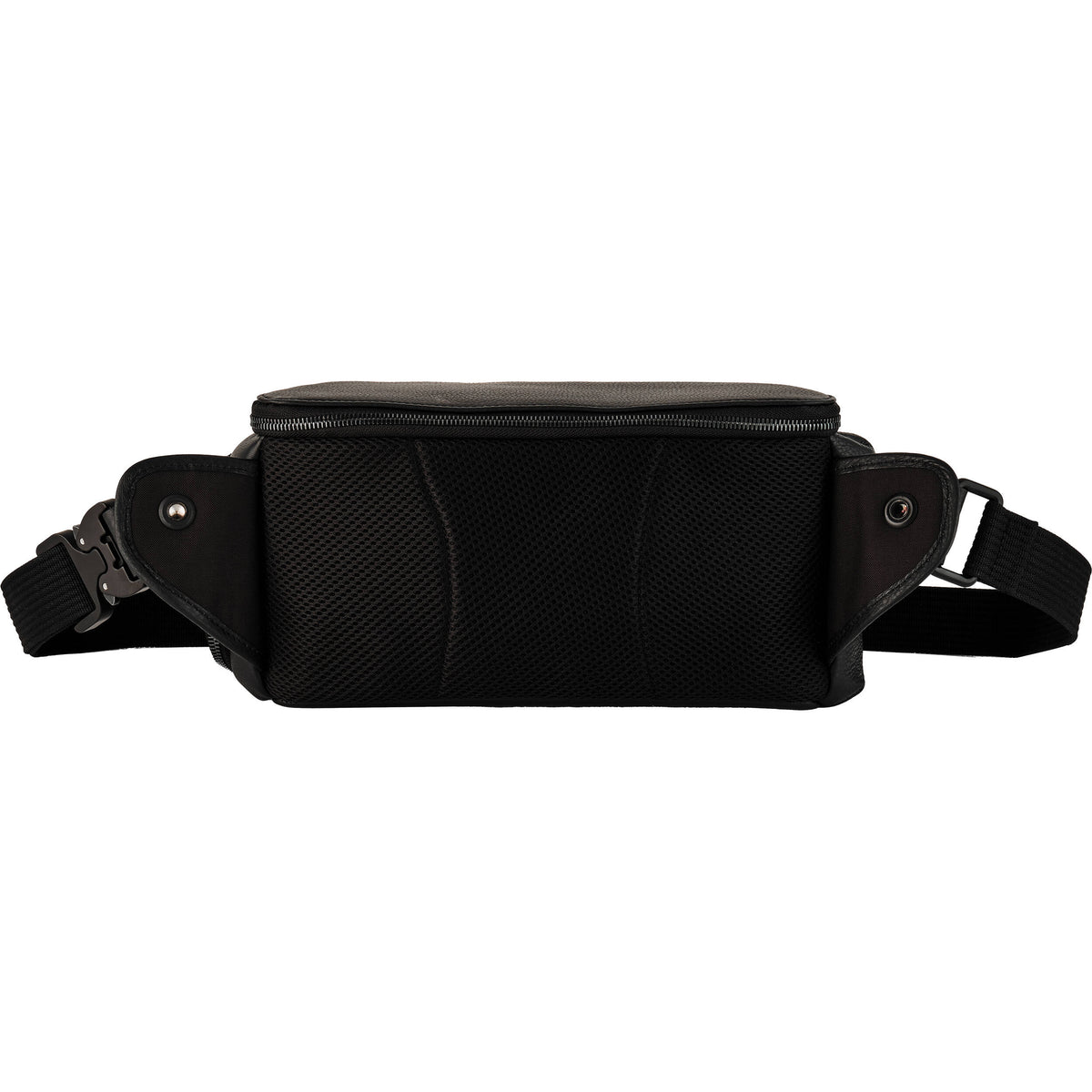 Sling Oberwerth Leather Photo (Negro con forro Rojo, Chico) - vista trasera