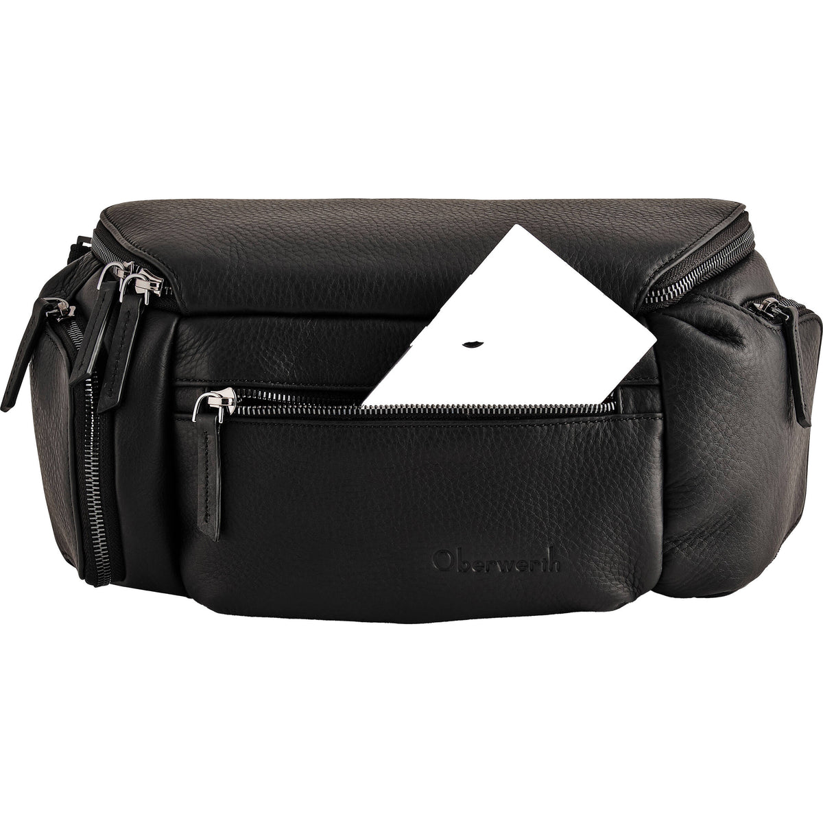 Sling Oberwerth Leather Photo (Negro con forro Rojo, Chico) - detalle