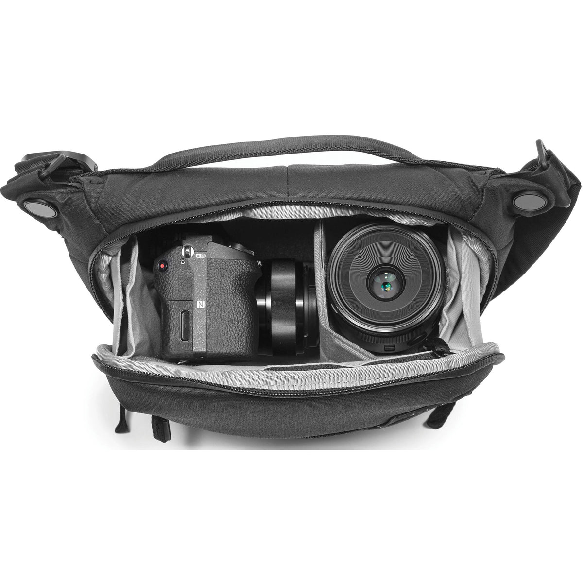 Sling Peak Design Everyday v3 (Ash, 10L) - vista lateral