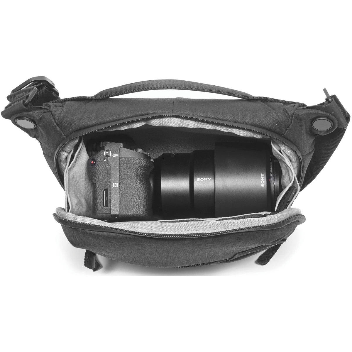 Sling Peak Design Everyday v3 (Negro, 3L) - vista trasera