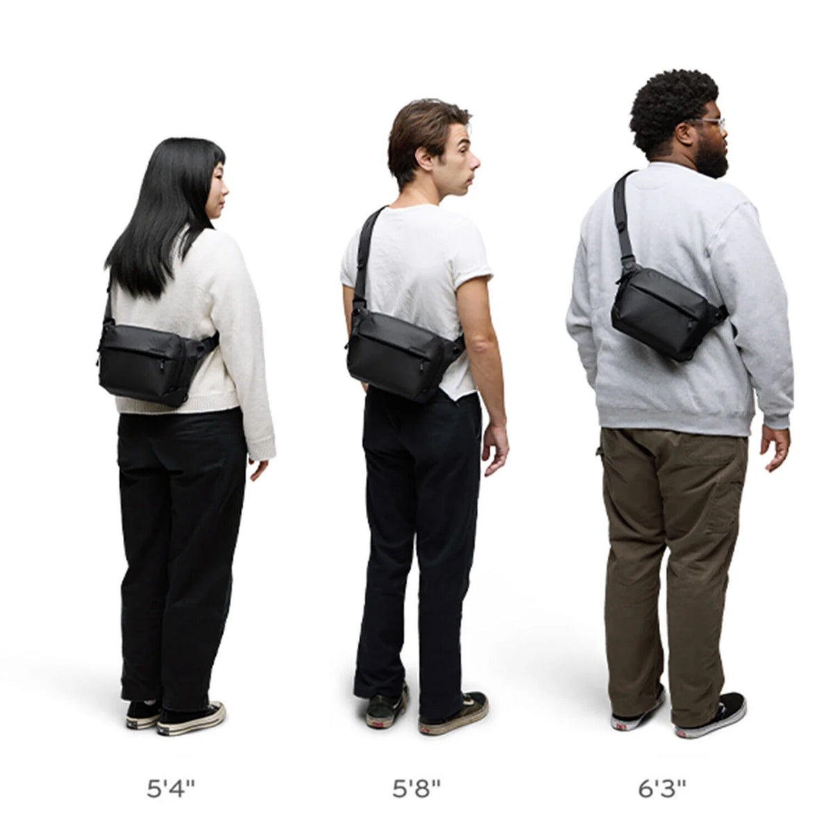 Sling Peak Design Everyday v3 (Negro, 3L) - contenido de la caja