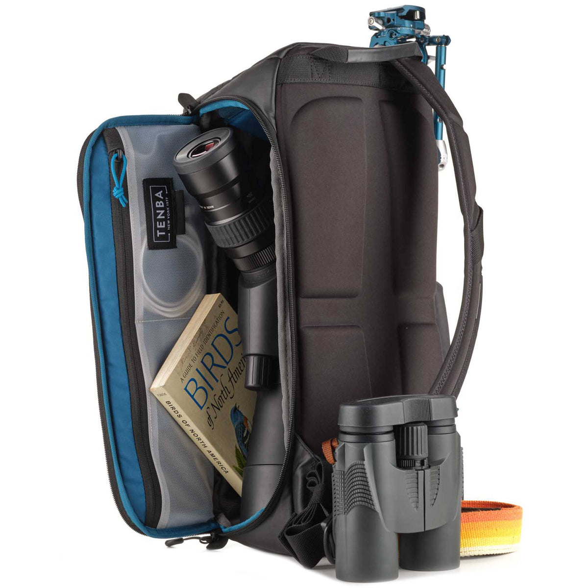 Sling Tenba Solstice V2 (Gris, 16L) - puertos y conexiones