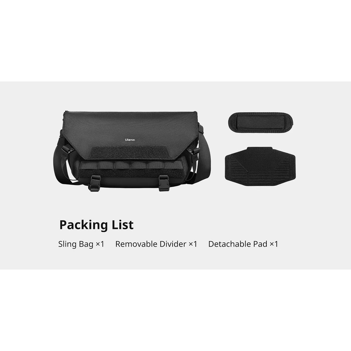 Sling Ulanzi BC08 (Negro, 9L) - en uso