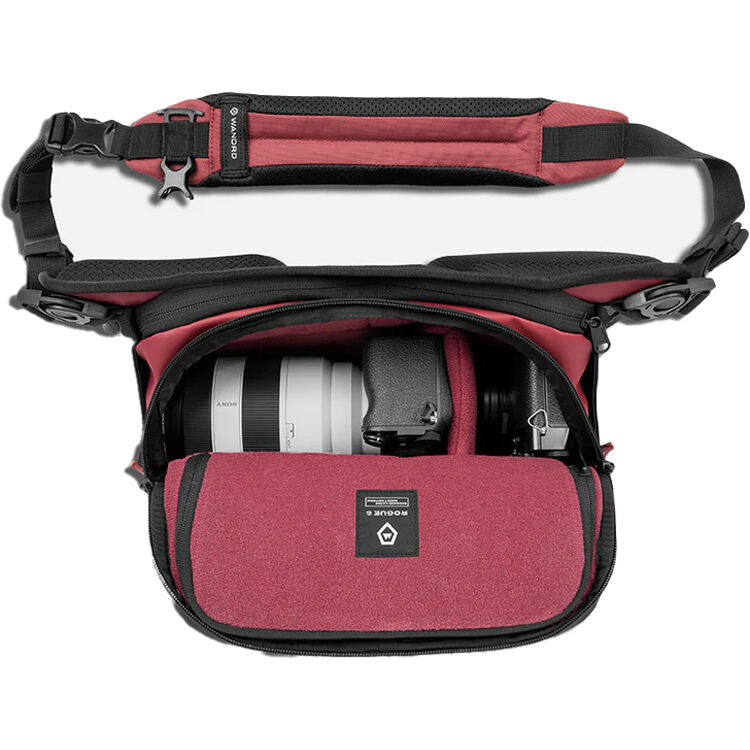 Sling WANDRD ROGUE V2 (Rhone Burgundy, 6L) - detalle