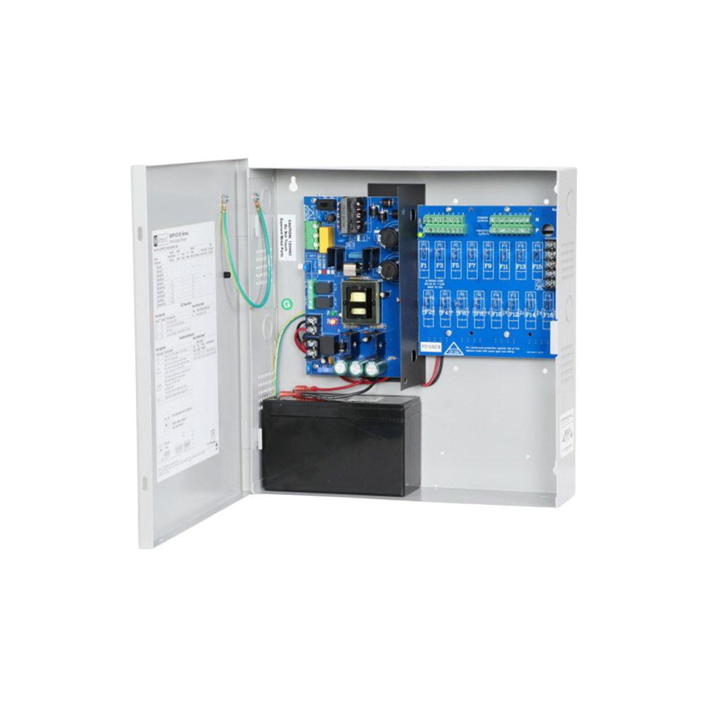 Fuente de Poder y Cargador 12 VDC Altronix SMP10PM12P16CB