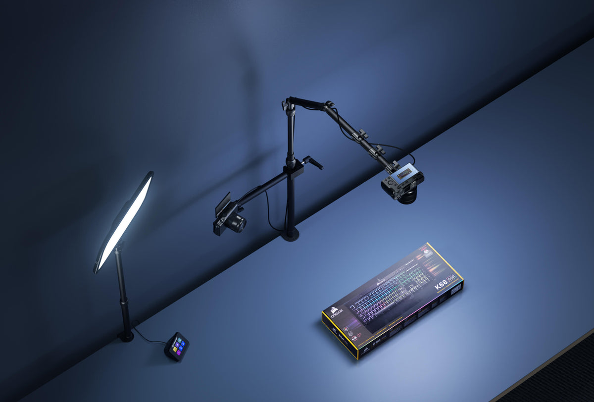 Iluminación Elgato Solid Arm Holding Arm Padded Clamp; Easy Mounting and Adjusting of Lights