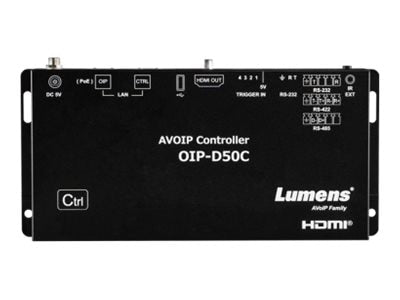 Sonido Profesional Lumens OIP-D50E audio/video over IP encoder - vista 1
