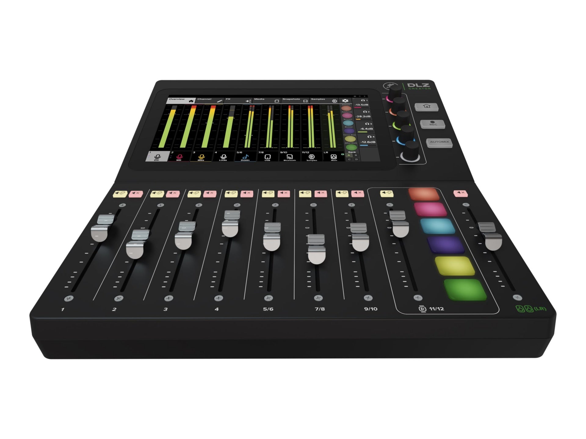 Sonido Profesional Mackie DLZ Creator podcast mixer - vista 1