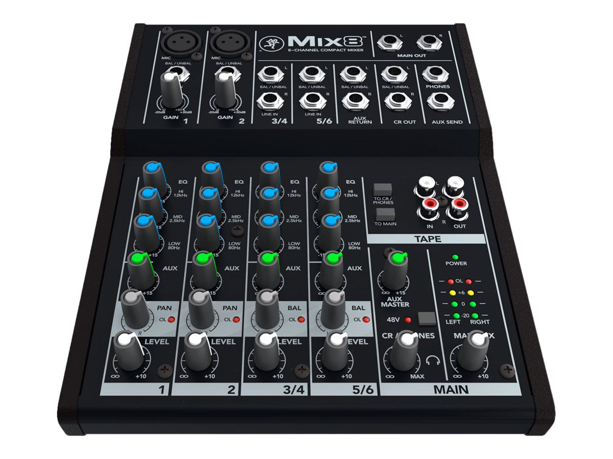 Sonido Profesional Mackie Mix Series Mix8 analog mixer - vista 2