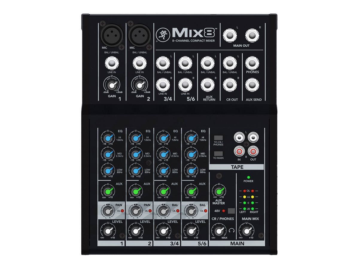 Sonido Profesional Mackie Mix Series Mix8 analog mixer - vista 4