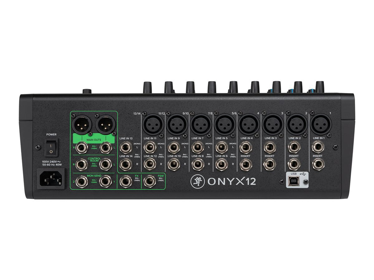Sonido Profesional Mackie Onyx 12-Channel Premium Analog Mixer - vista 4