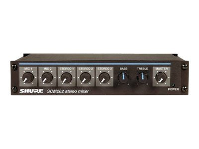 Sonido Profesional Shure SCM262 Stereo Audio Mixer - vista 1