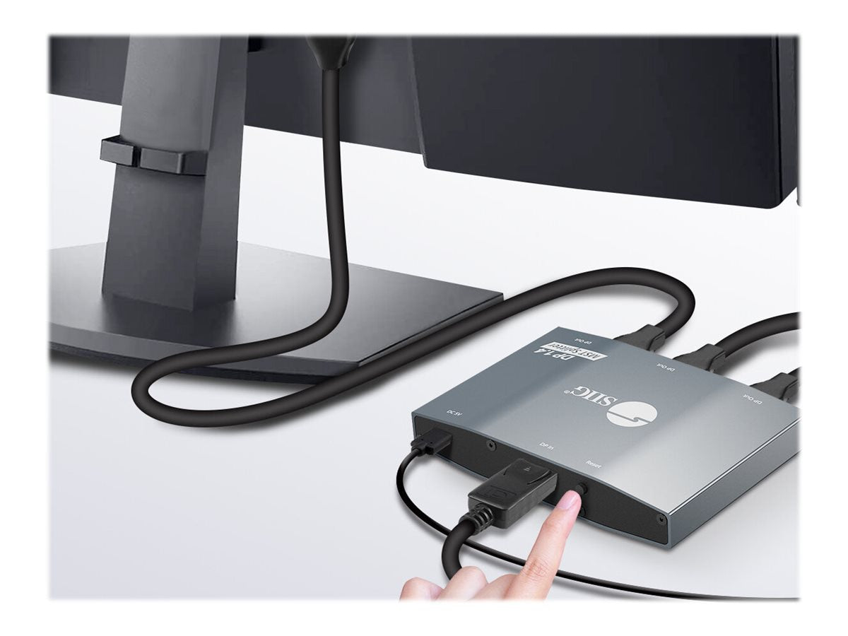 Sonido Profesional SIIG 1x3 DisplayPort 1.4 to DisplayPort MST Splitter - vista 5
