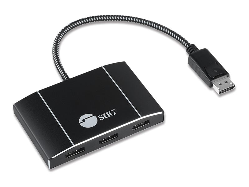 Sonido Profesional SIIG 8K 1x3 DisplayPort 1.4 to DisplayPort MST Hub Splitter - vista 2