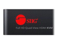 Sonido Profesional SIIG Full HD Quad-View 1080p HDMI KVM Switch MultiView Processor - vista 7