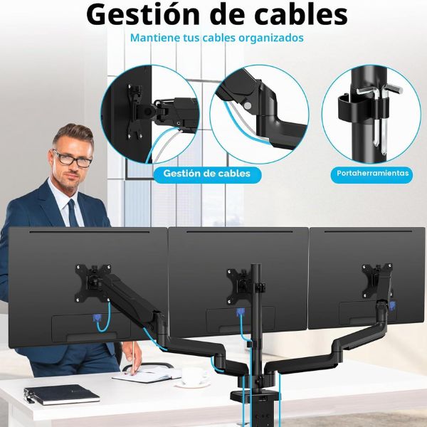 soporte-triple-monitor-mountup-mu8004-17-a-32-pulgadas-vesa-movimiento-completo-abrazadera-ojal-negro-vista_7