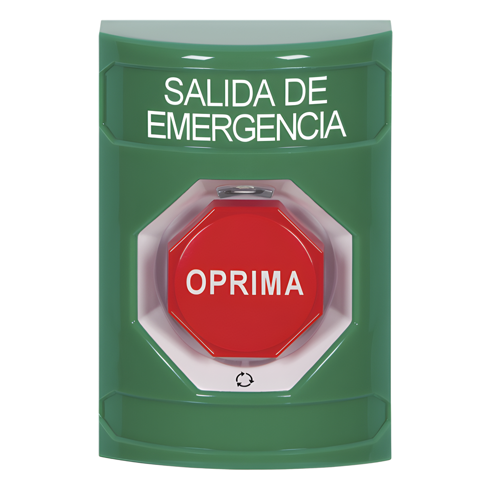 Botón de Salida de Emergencia en Español Sti SS-2109EX-ES
