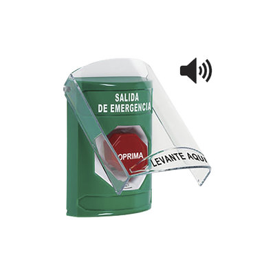 Botón de Salida de Emergencia en Español Sti SS-21A9EX-ES