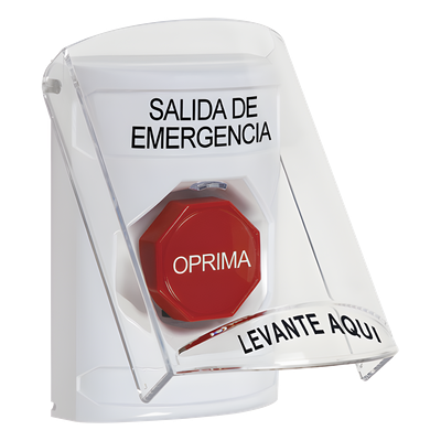 Botón de Salida de Emergencia con Tapa Sti SS-2322-EX-ES