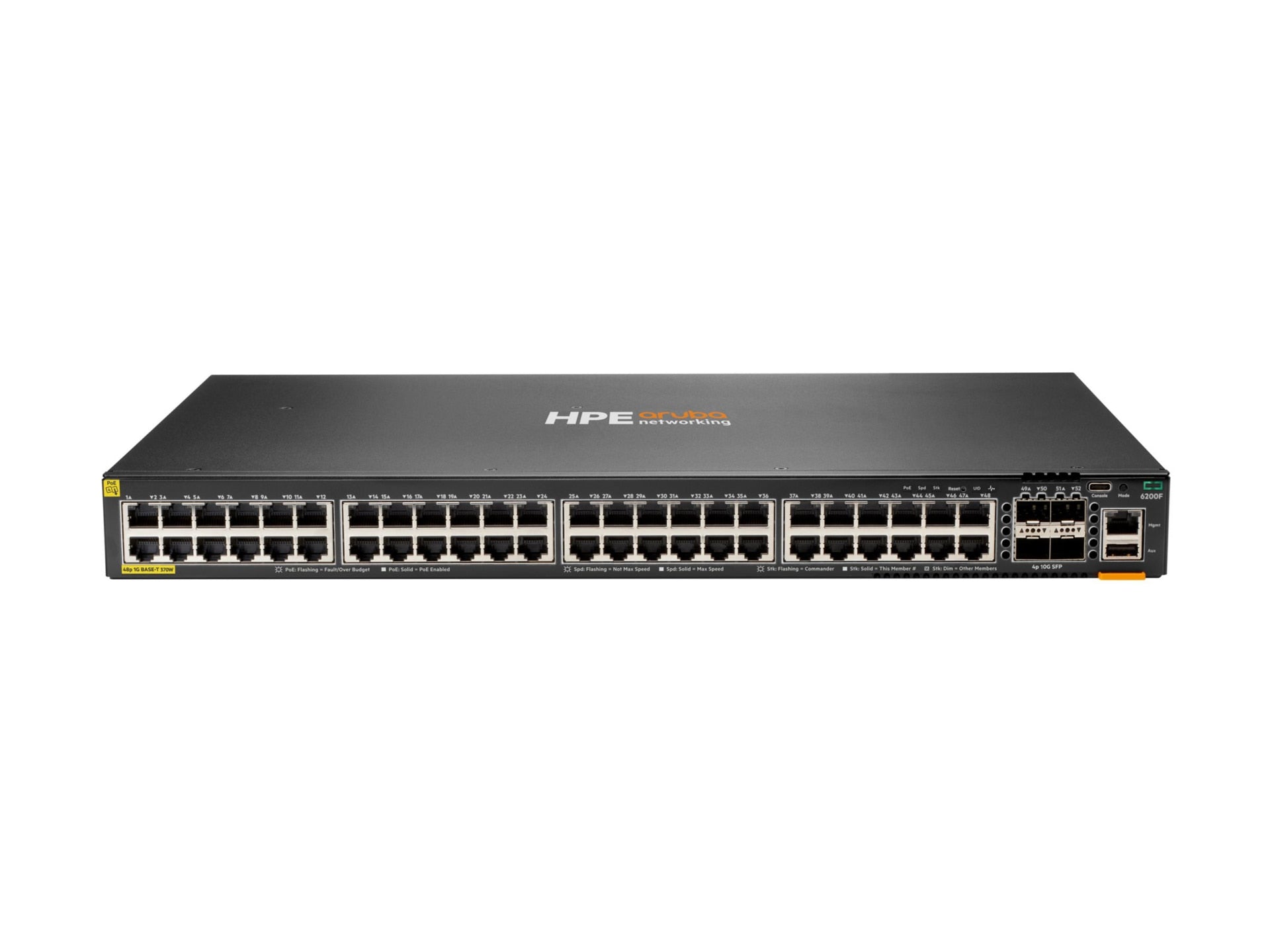 Switch de Red Aruba HPE Aruba Networking CX 6200F 48G 4SFP+ Switch - vista 2