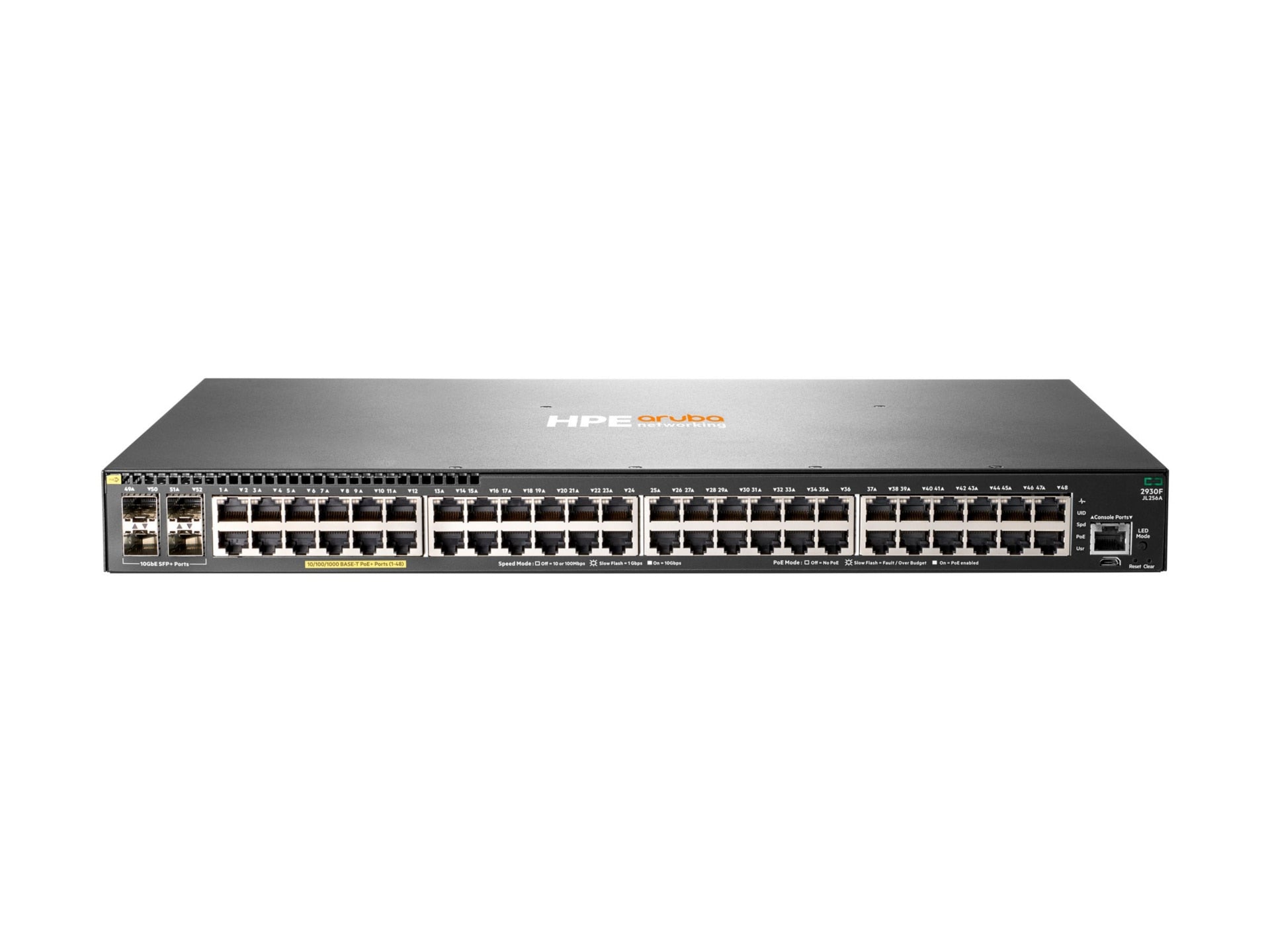 Switch de Red Aruba HPE Networking 2930F 48G PoE+ 4SFP+ - vista 1