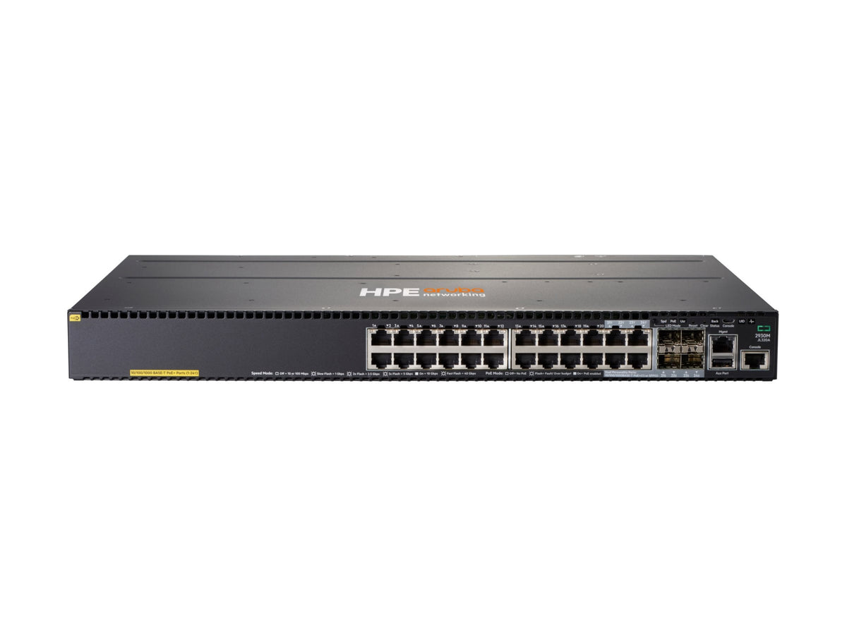 Switch de Red Aruba HPE Networking 2930M 24G POE+ 1-Slot - vista 4