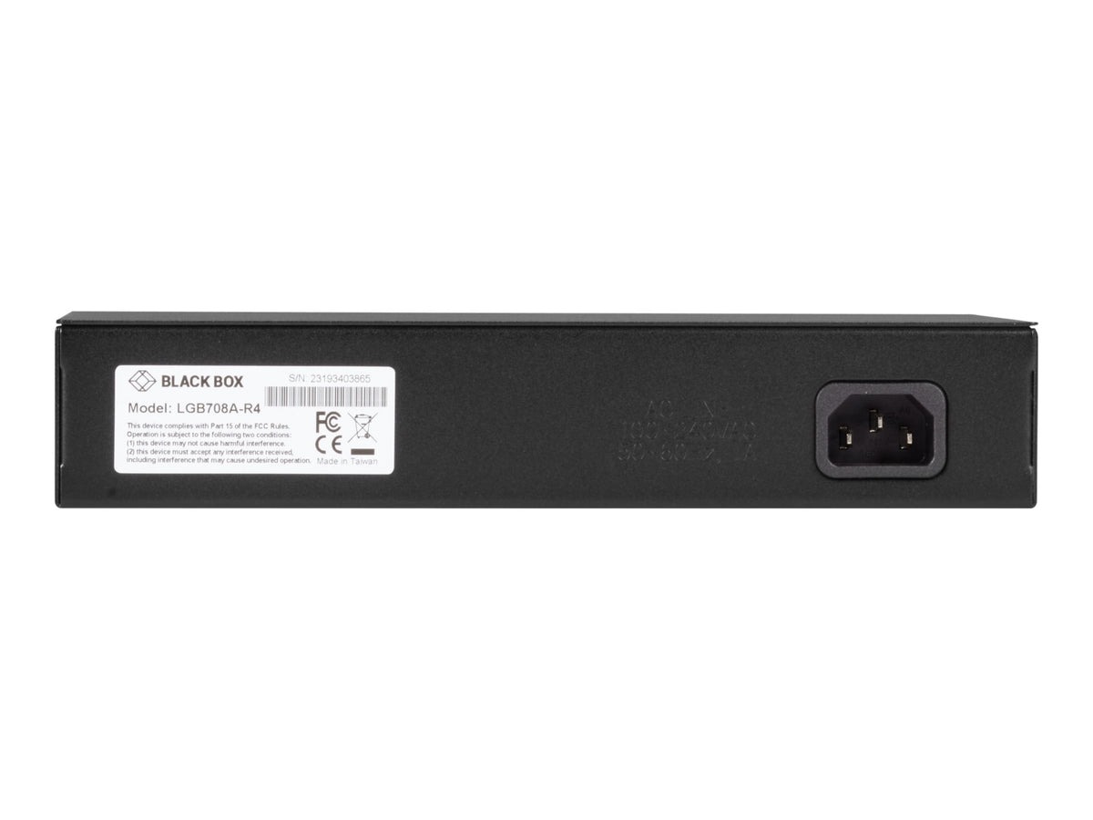 Switch de Red Black Box LGB700 Series Web Smart Gigabit Ethernet Switch - vista 4