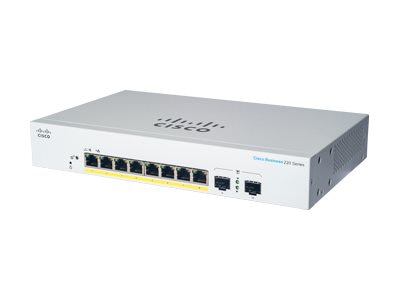 Switch de Red Cisco Business 220 Series CBS220-8P-E-2G - vista 1