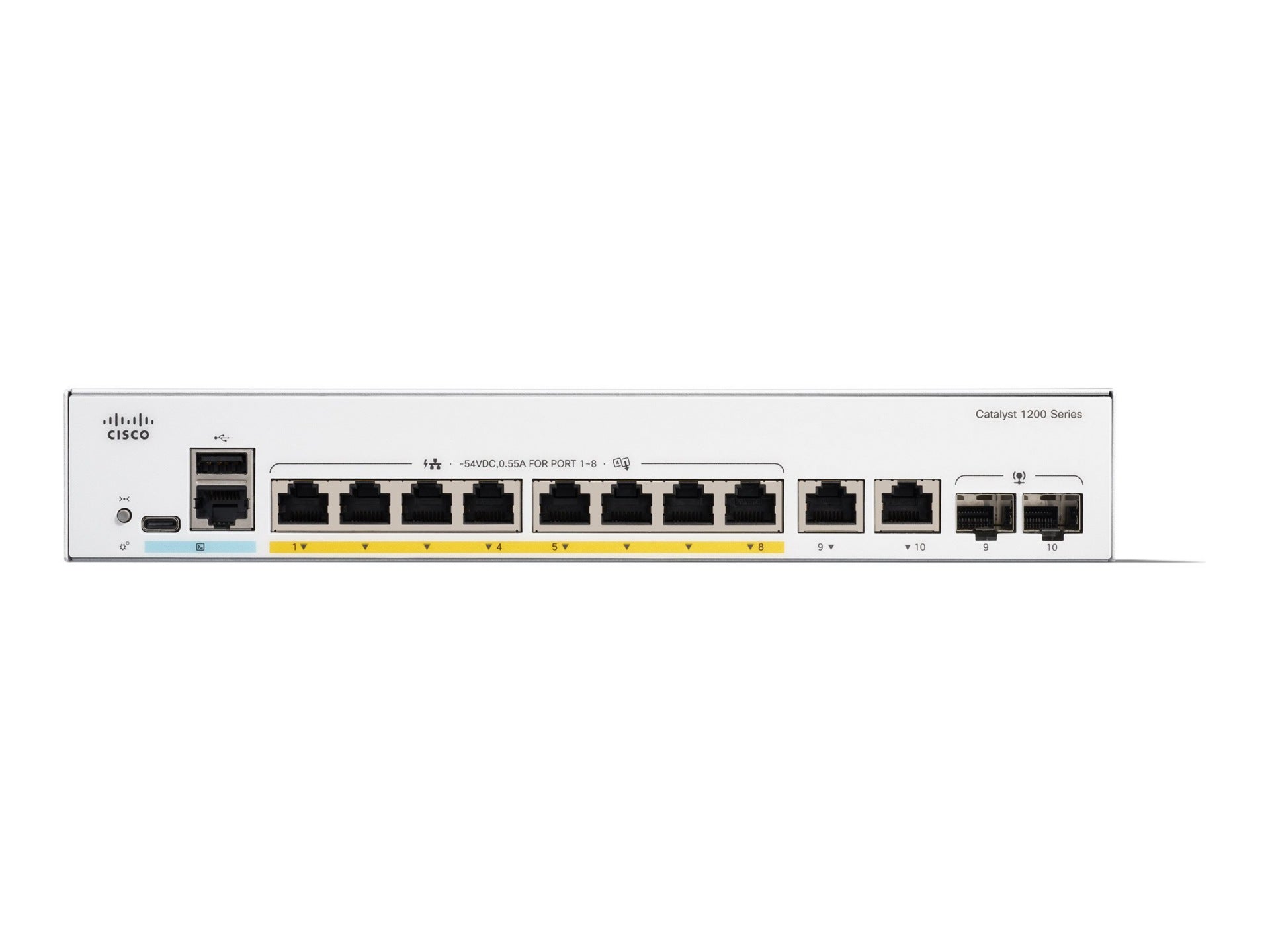 Switch de Red Cisco Catalyst 1200-8P-E-2G - vista 3