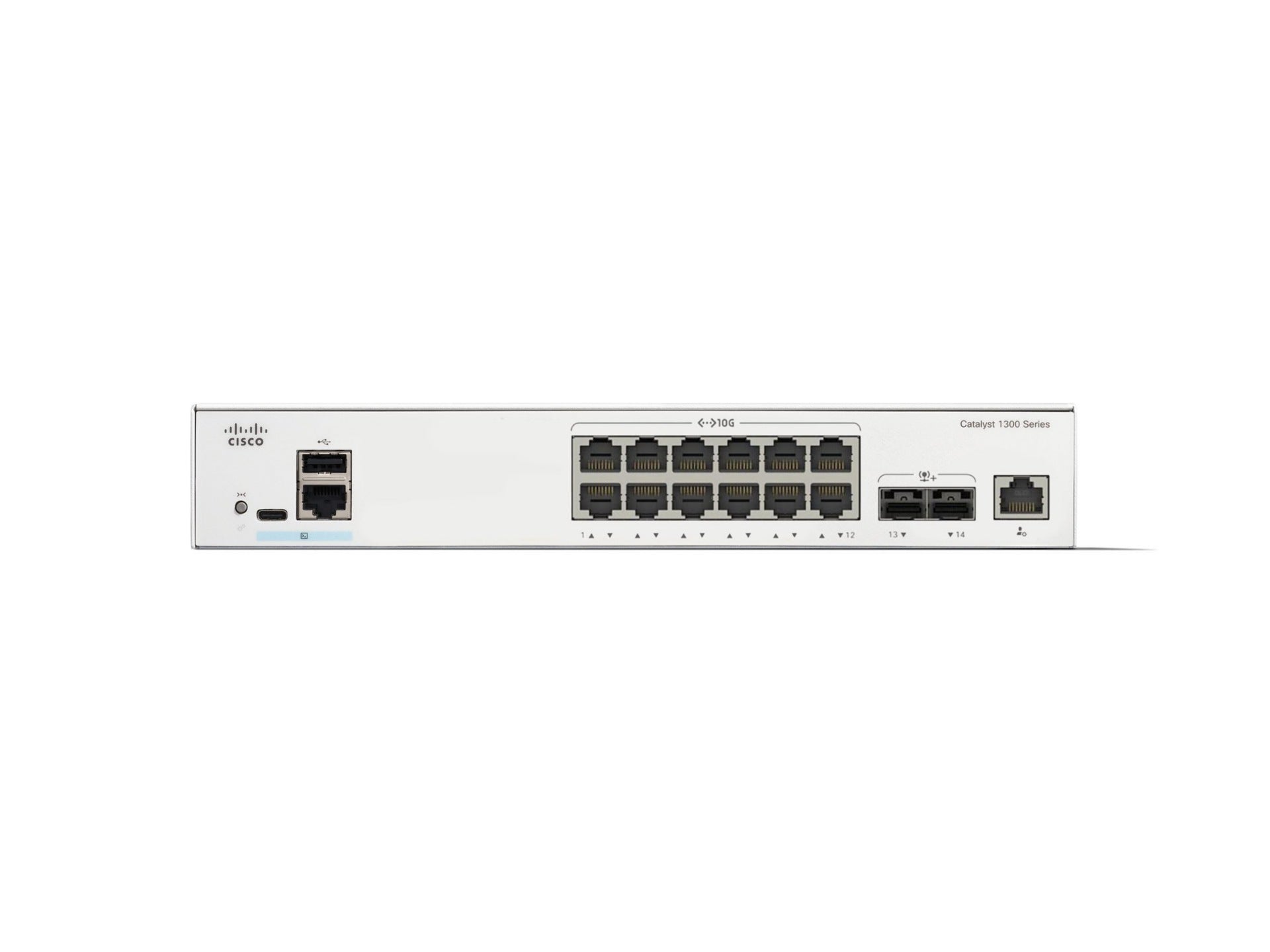 Switch de Red Cisco Catalyst 1300-12XT-2X - vista 2